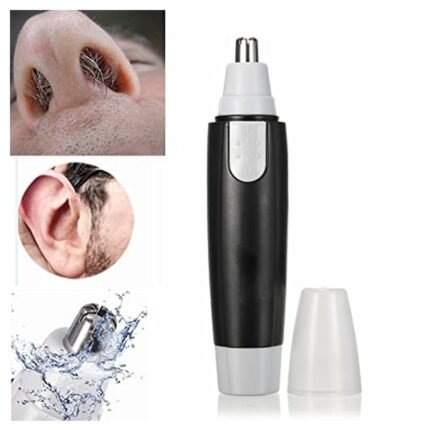 Steel Battery-Operated Ear and Nose Hair Trimmer