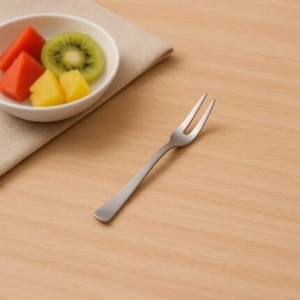 6-in-1 Stainless Steel Fruit Fork Set ?Reusable Picks for Fruits, Cakes Snacks Ideal for Parties Home Use