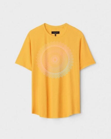 Unisex Designer Premium Quality Printed T-Shirt For Boys And Girls :: Cloth type : Cotton - Colour :: Yellow