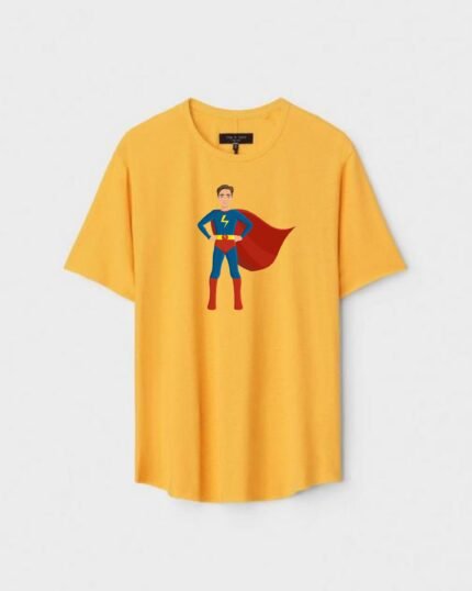 Unisex Designer Premium Quality Printed T-Shirt For Boys And Girls :: Cloth type : Cotton - Colour :: Yellow