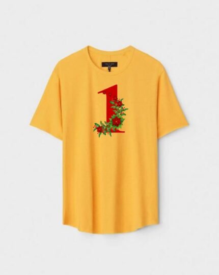 Unisex Designer Premium Quality Printed T-Shirt For Boys And Girls :: Cloth type : Cotton - Colour :: Yellow