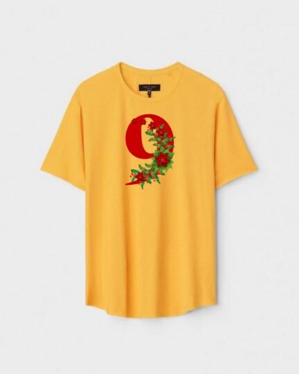 Unisex Designer Premium Quality Printed T-Shirt For Boys And Girls :: Cloth type : Cotton - Colour :: Yellow